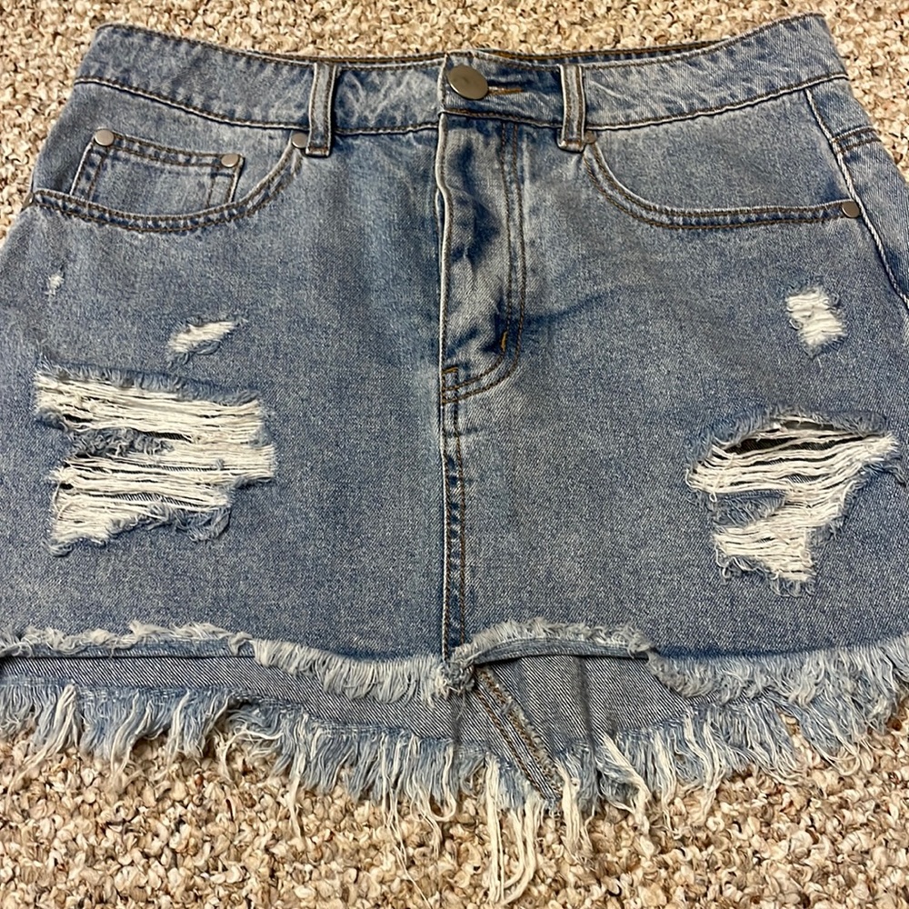 Denim skirt